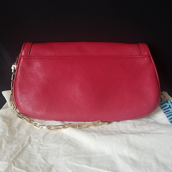 Tory Burch red and gold crossbody - Picture 2 of 9